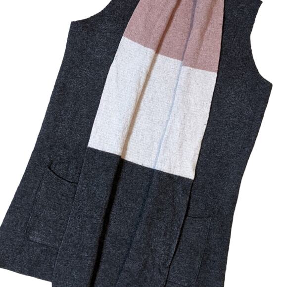 Benedetta B. gray sweater sleeveless cardigan size S - Picture 2 of 9